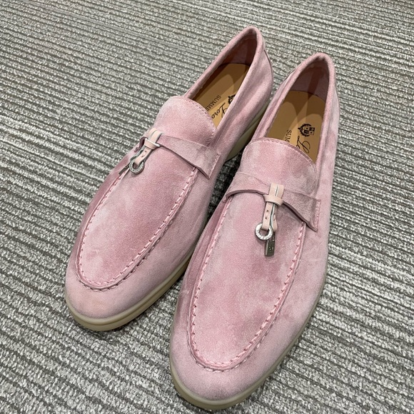Loro Piana Shoes - Loro Piana Brand New Women's Pink Loafers